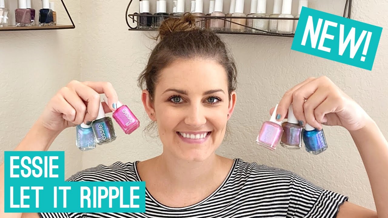 ESSIE LET IT RIPPLE COLLECTION | SUMMER 2020 | Swatches and Review