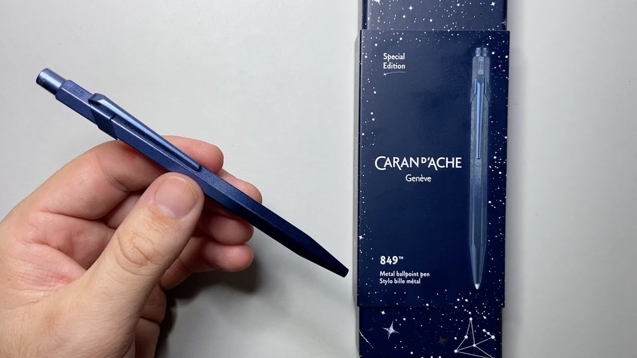 Caran d'Ache 849 'Cosmic Blue (2024)' Ballpoint Pen Review