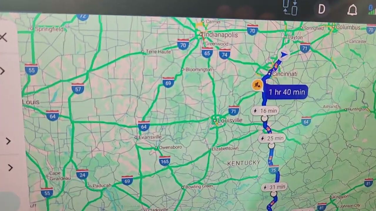 Chevrolet EV Trip Planning With Charging Options