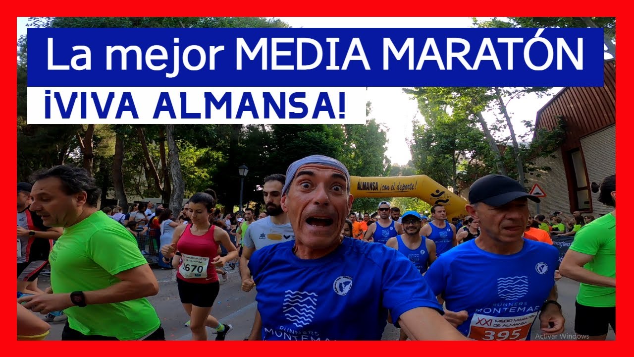 Posiblemente LA MEJOR MEDIA MARATÓN DE ESPAÑA ¡Viva Almansa! Sábado 21 de mayo de 2022 #almansa