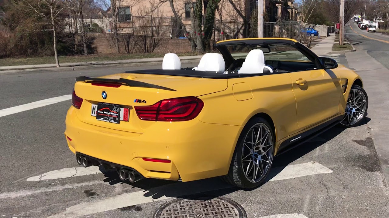 2018 BMW M4 Convertible Speed Yellow on Opel