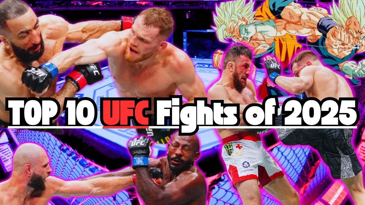 Top 10 UFC Fights of 2025 (Ranked)