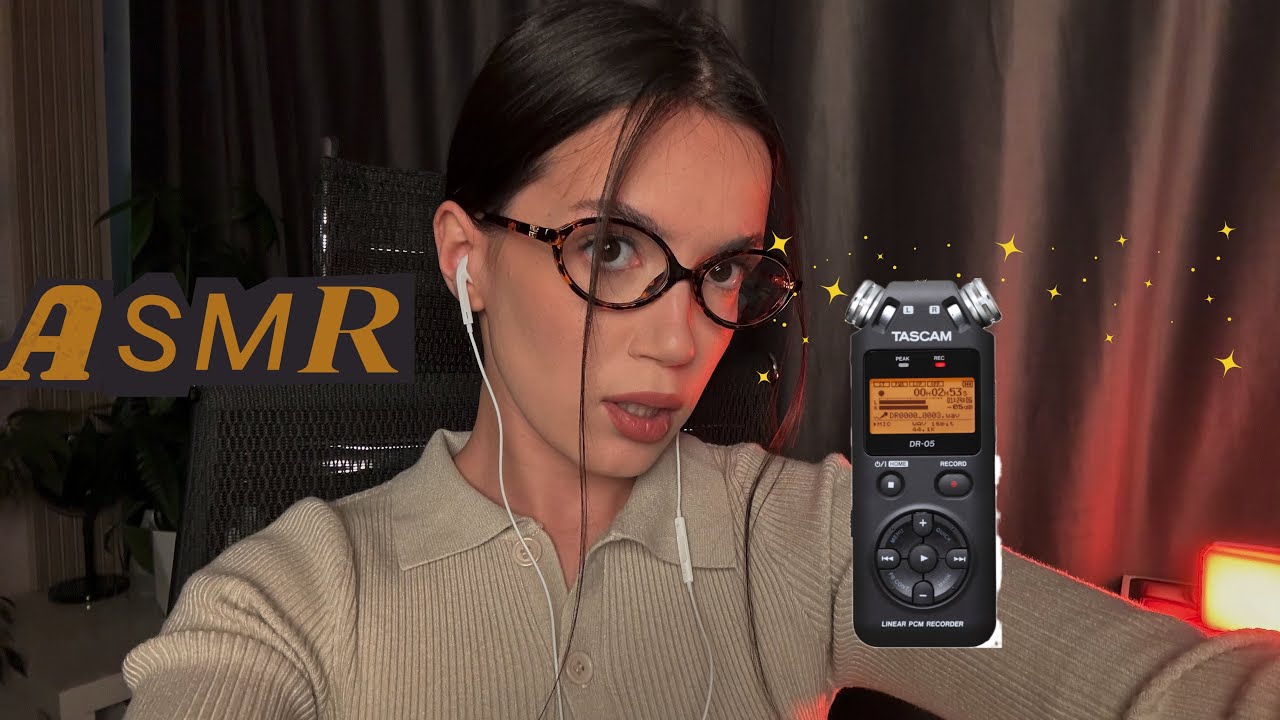 АСМР ТРИГГЕРЫ НА ТАСКАМ 🔥 99.9% МУРАШЕК!