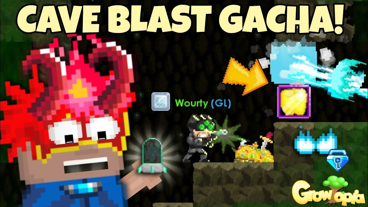КАК ЗАРАБОТАТЬ НА CAVE BLAST GACHA! (Легкий заработок?) | Growtopia