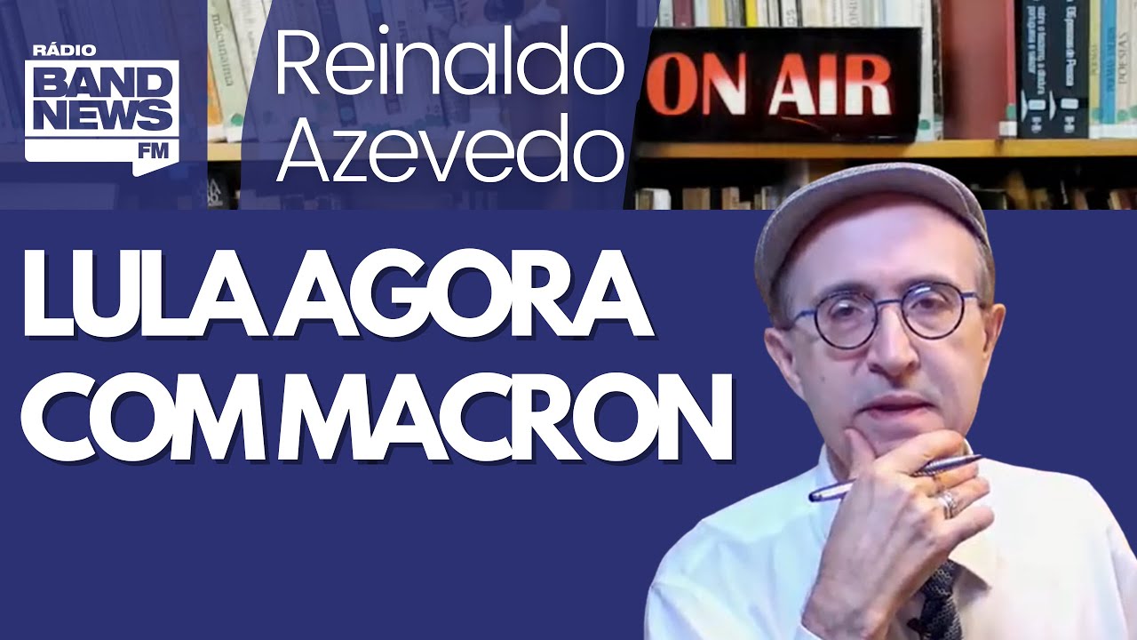 Reinaldo – Depois de falar com Trump, Lula conversa com Macron sobre Gaza, Venezuela e Mercosul