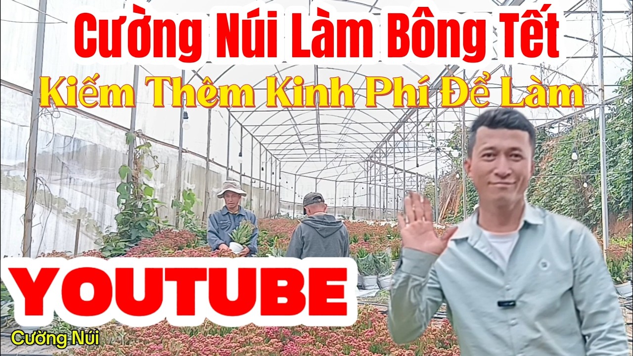 Cường Núi Làm Bông Tết Kiếm Thêm Kinh Phí Để Xuay Kênh | Đà Lạt