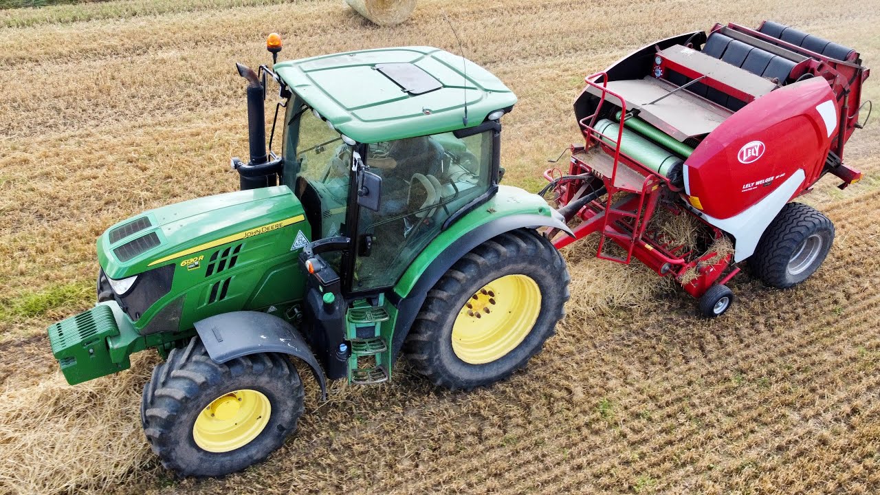 Harvest 2022 - John Deere 6130R & Lely Welger Baler