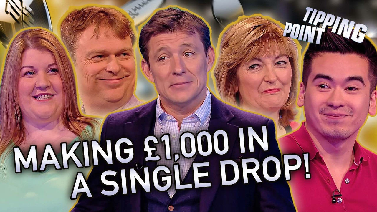 The counters won't stop falling! Is a jackpot win imminent? 🤩 | FULL EPISODES | Tipping Point 🪙