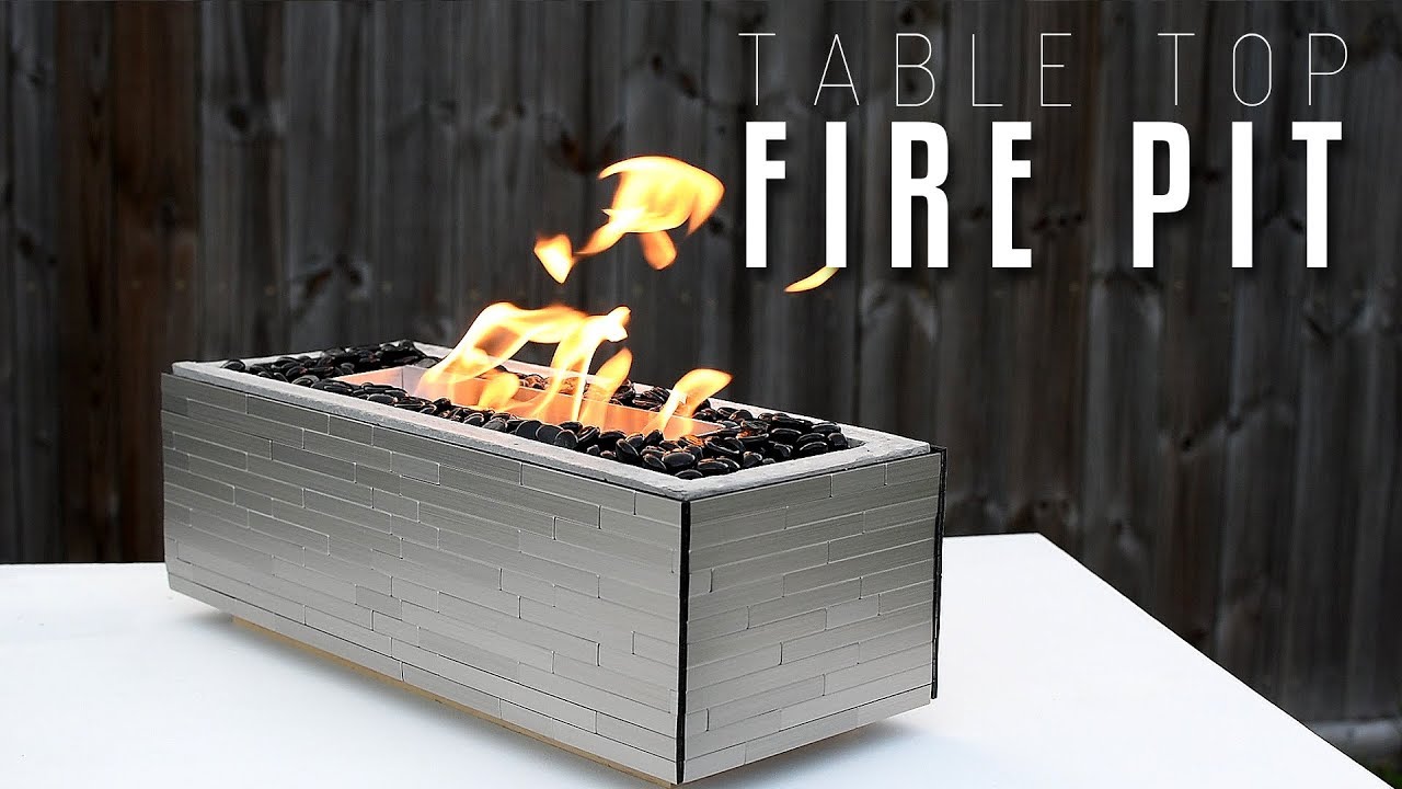 Build Your Own Portable good morning everybody I would likeConcrete Tabletop Fire Pit – DIY Guide