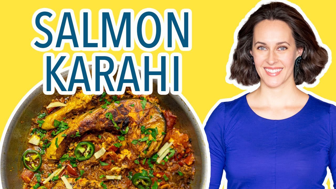 Fish Karahi - Salmon Collar Recipe - How to Make Karahi with Fish