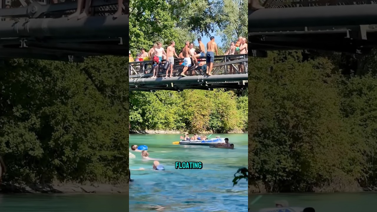 How Locals in Bern Use the Aare River for Their Commute