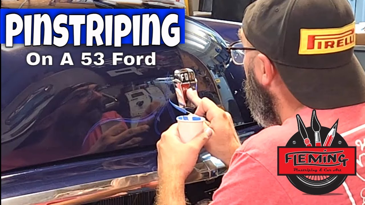 Pinstriping A 53 Ford