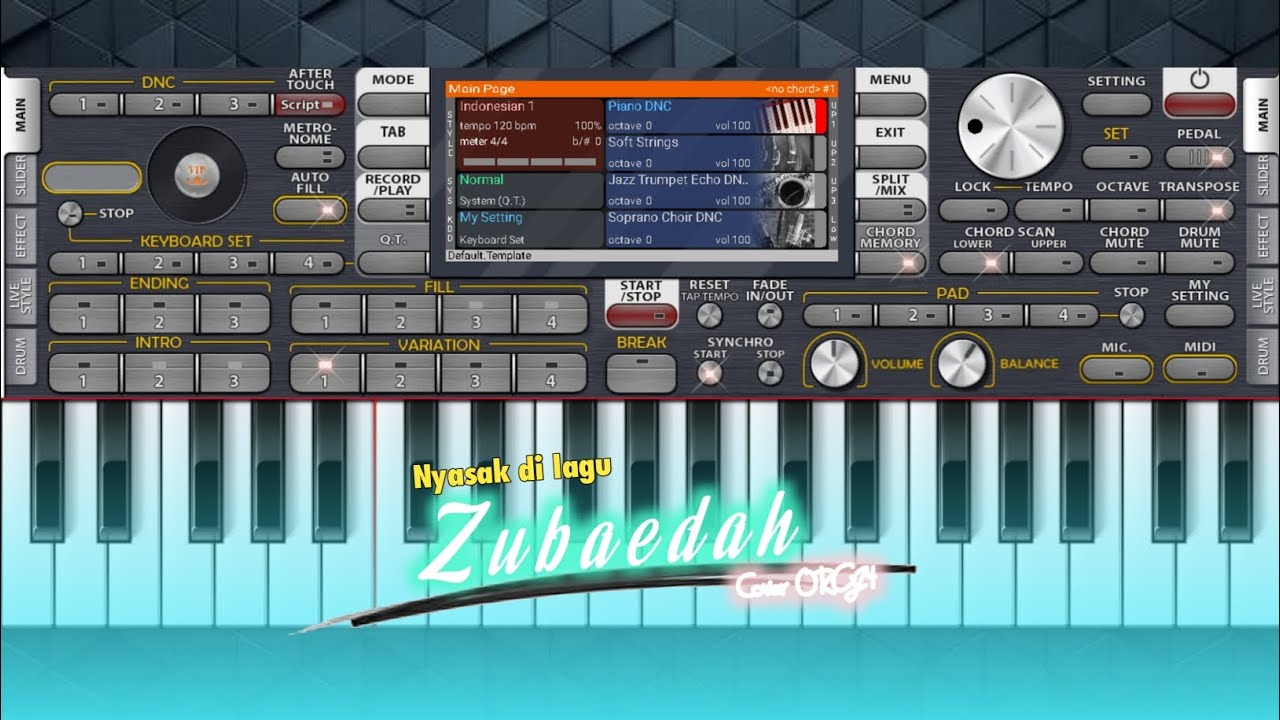Zubaedah_lagu sasak cover aplikasi ORG24_sesuai request dari rekan bajang