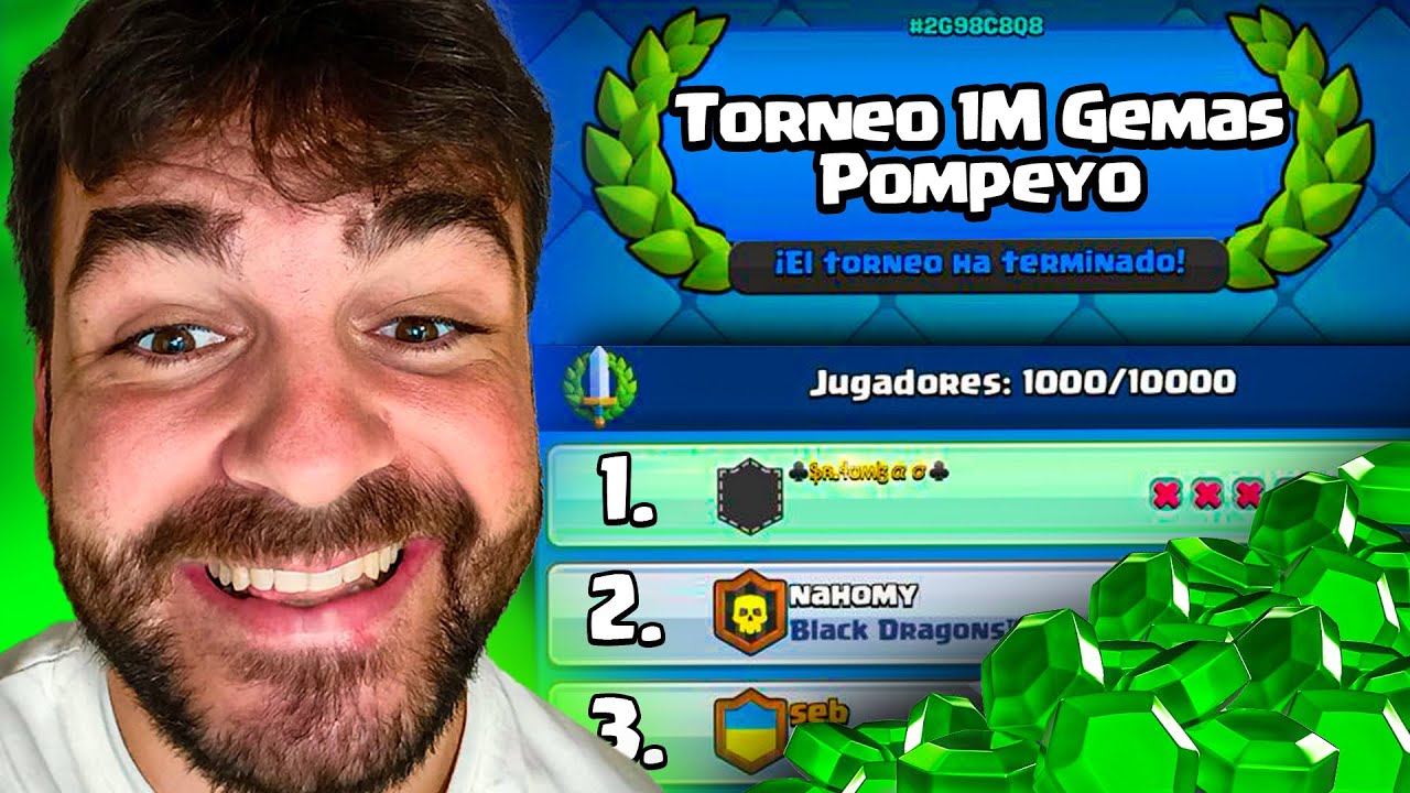 Participé en un TORNEO DE 1 MILLÓN DE GEMAS en Clash Royale!😱