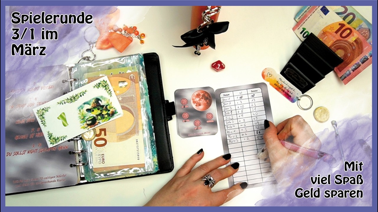 🖤💜 5. Spielerunde im März | Mit Spaß und Spiel ganz leicht Geld sparen | Challenge | Sparspiele 💜🖤