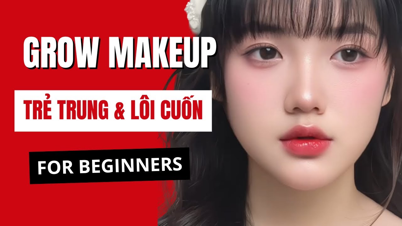 GLOW MAKEUP Hướng Dẫn Makeup Tone Dâu Tây Ngọt Ngào Đi Chơi| Trangsun Makeup