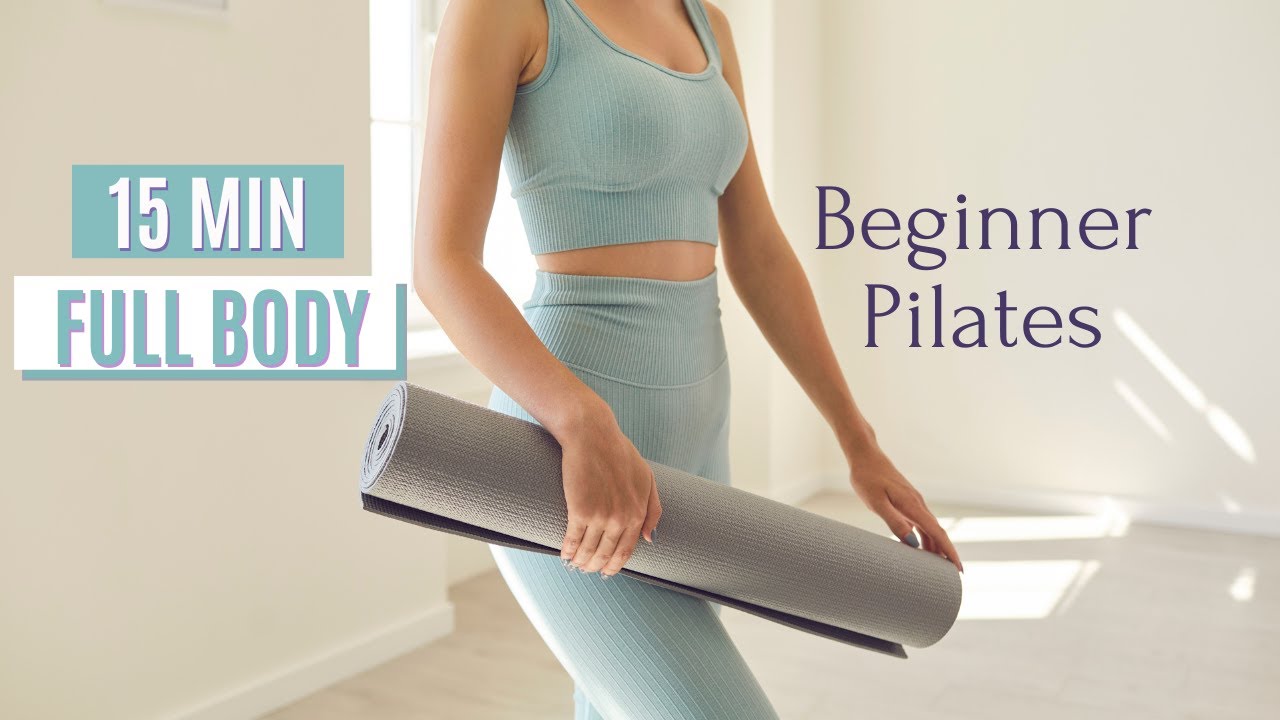 15 MIN FULL BODY Gentle Pilates Workout For Beginners // No Equipment