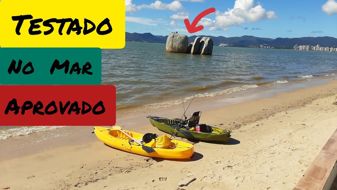 Caiaque de pesca Robalo Pró ,, testes realizados no Mar em diversas situações,,,  Aprovação de 90%