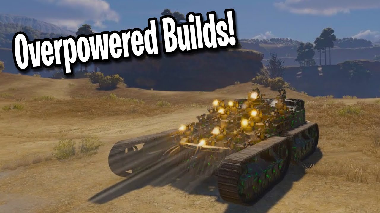 Crazy Tanks and Overkill Builds! | Best Crossout Builds