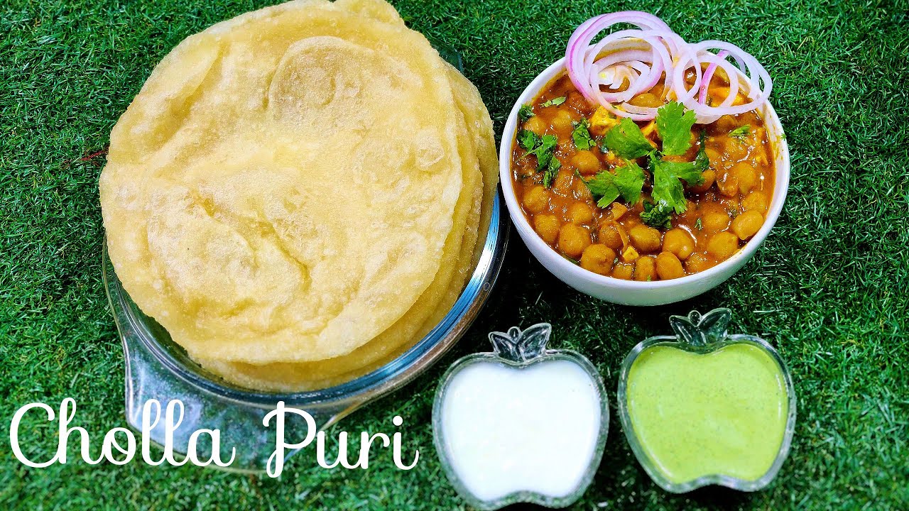 Cholla Puri Recipe || Restaurant style Chola Poori || Best Cholla Puri || cholla batura