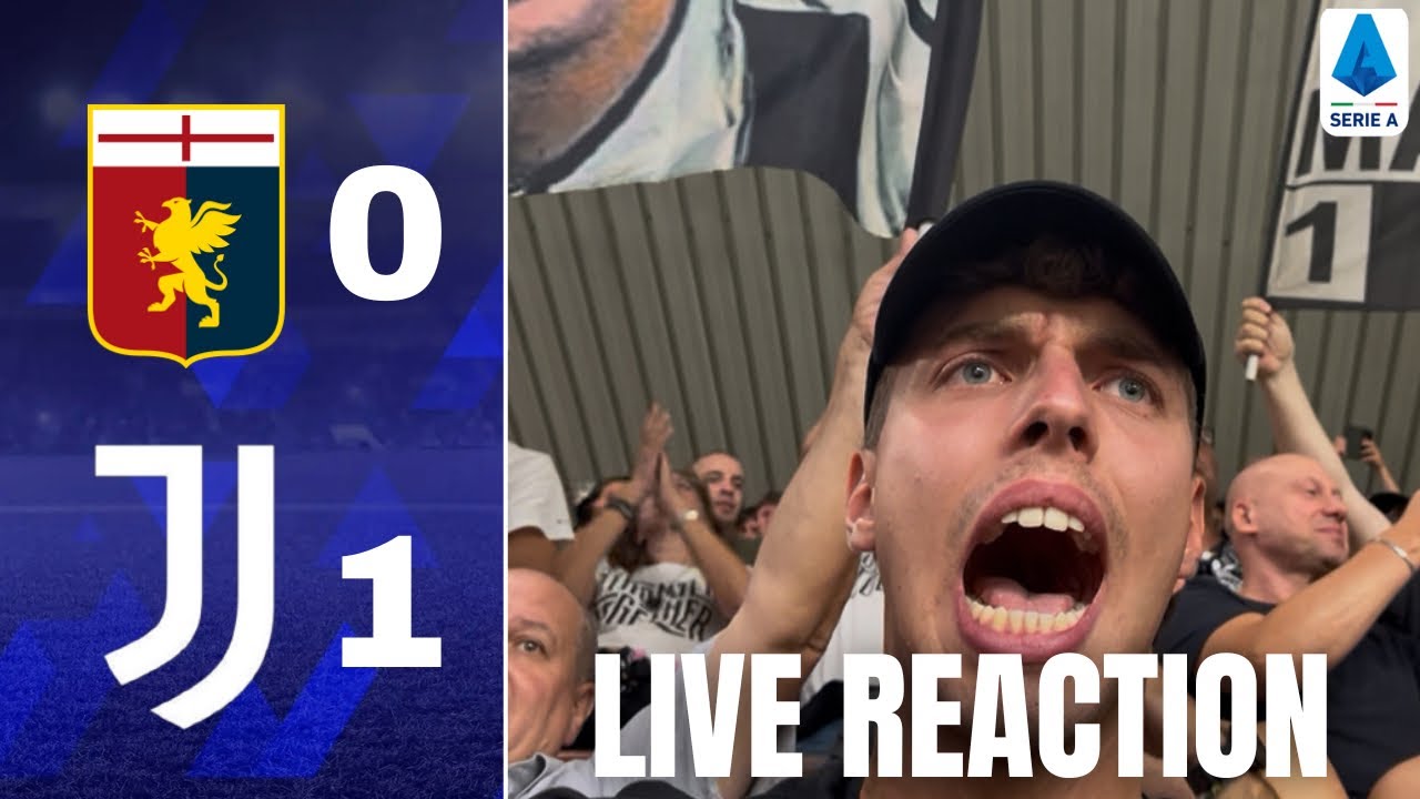 💦 VLAHOVIC CI FA ESPLODERE!! GENOA JUVENTUS 0-1 || SETTORE OSPITI LUIGI FERRARIS REACTION
