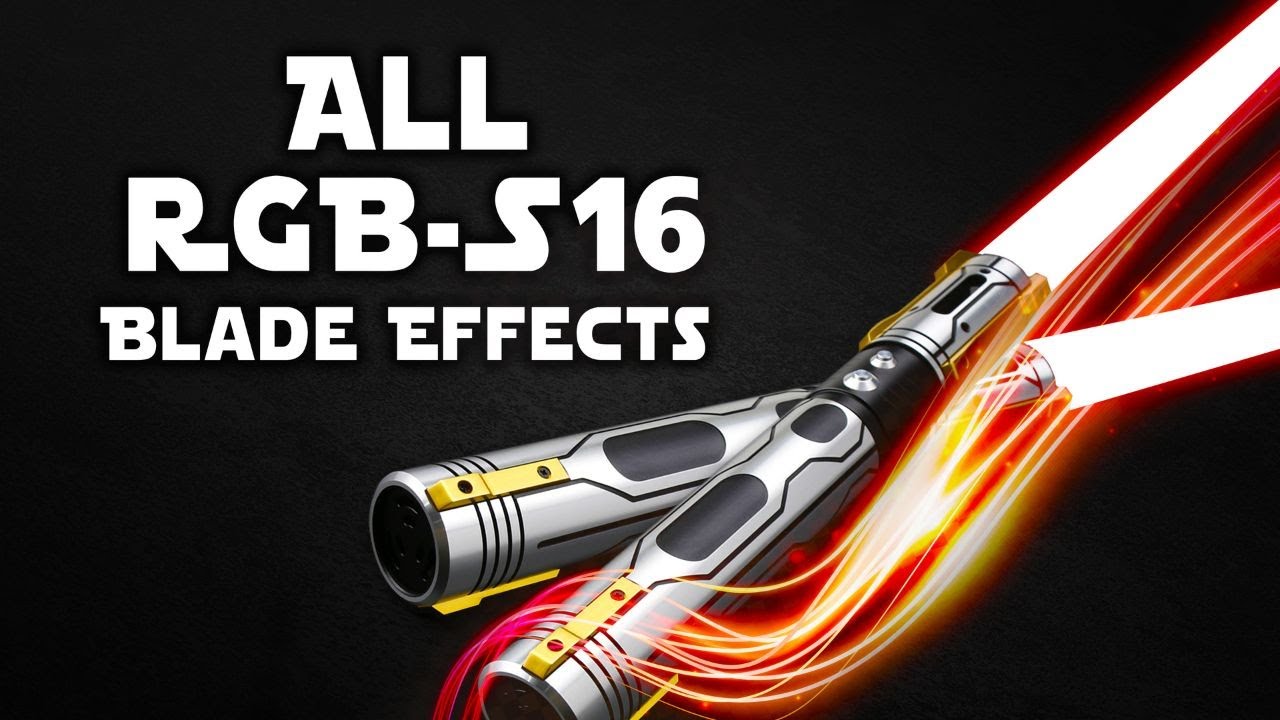 All Blade Effects for the Omnisaber Lightsaber with the RGB-S16 Soundboard. (OwnASaber)