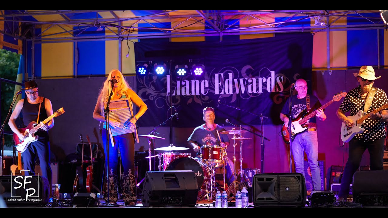 Liane Edwards And The Dust Raisers   Le Cheylard 13 Juillet 2025 #countrymusic #Country rock