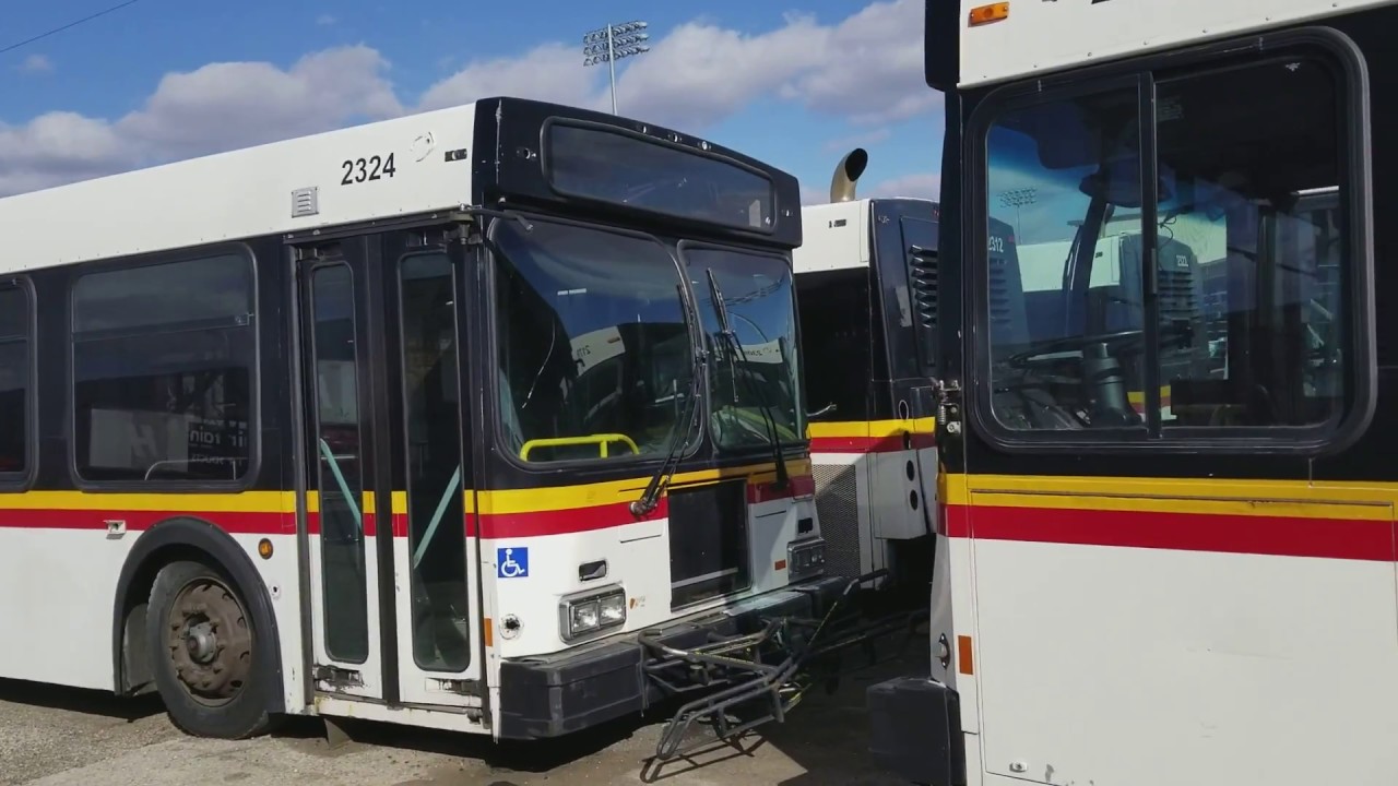 Abandoned Exploration Greater Dayton RTA New Flyer 2100 and 2300 D40LF  Buses