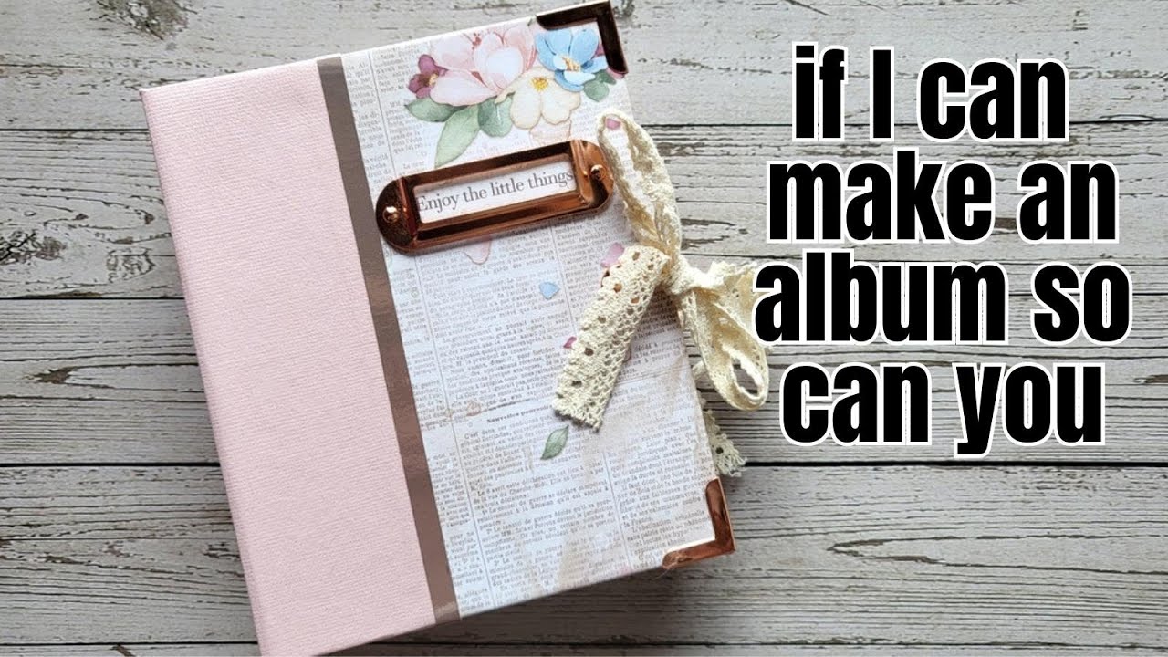 DIY album from a full 8x8 paper pad