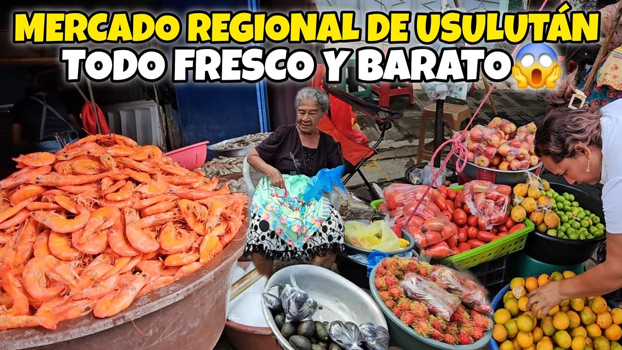 😱🚨Todo FRESCO Y BARATO EN MERCADO REGIONAL DE USULUTÁN EL SALVADOR 🇸🇻 ♥️ 