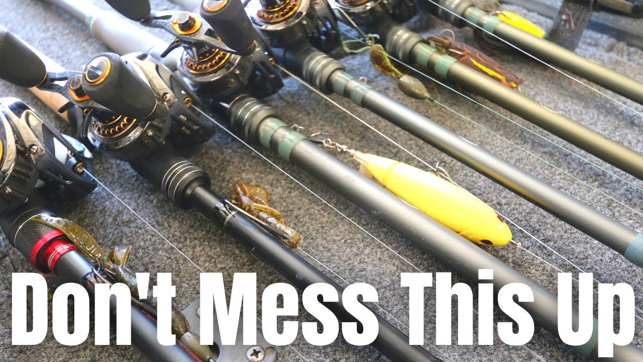 How To Choose The RIGHT ROD For The LURE You Are Fishing