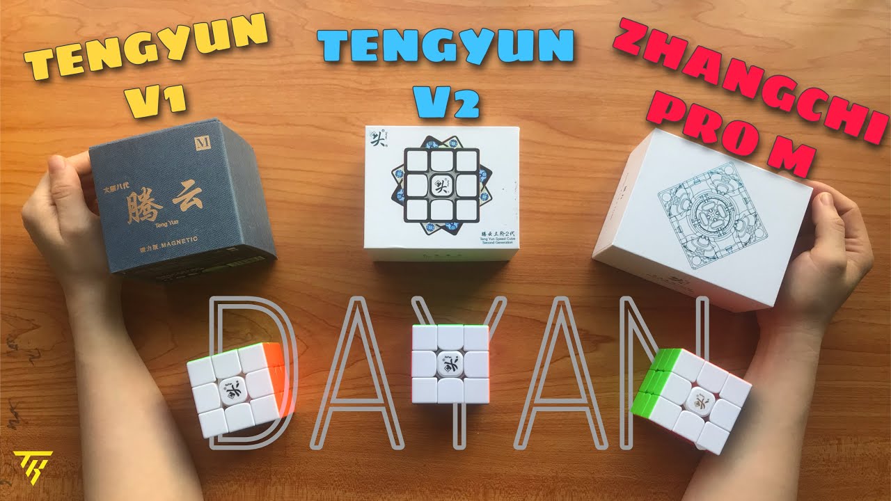 Mở hộp và Cảm nhận Bộ 3 Flaship Dayan| Tengyunv1, Tengyunv2 & Zhanchi Pro M|| RUBIK TK
