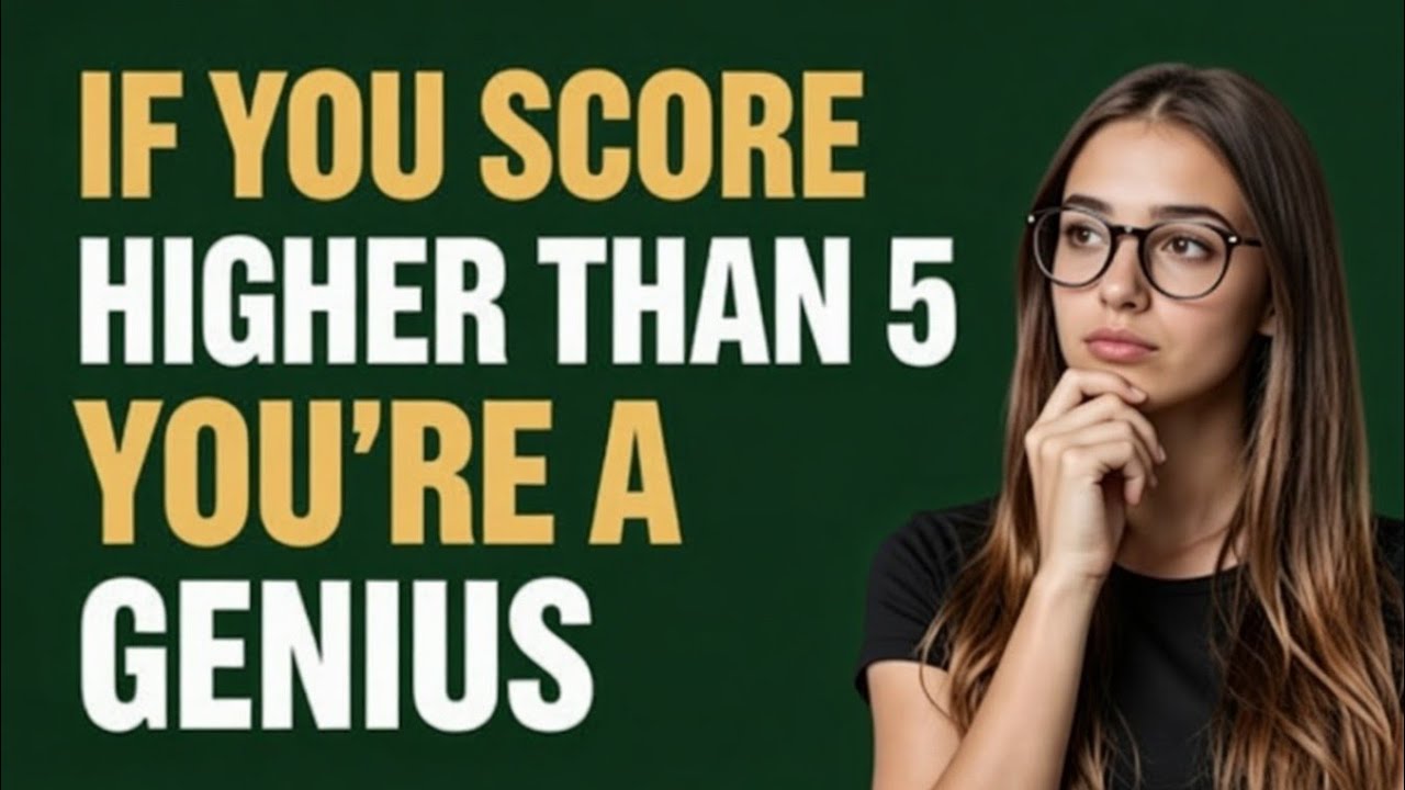 🧠 IF YOU SCORE HIGHER THAN 5, YOU’RE A GENIUS! | ULTIMATE BRAIN CHALLENGE QUIZ 🔥 | THINK AND LEARN