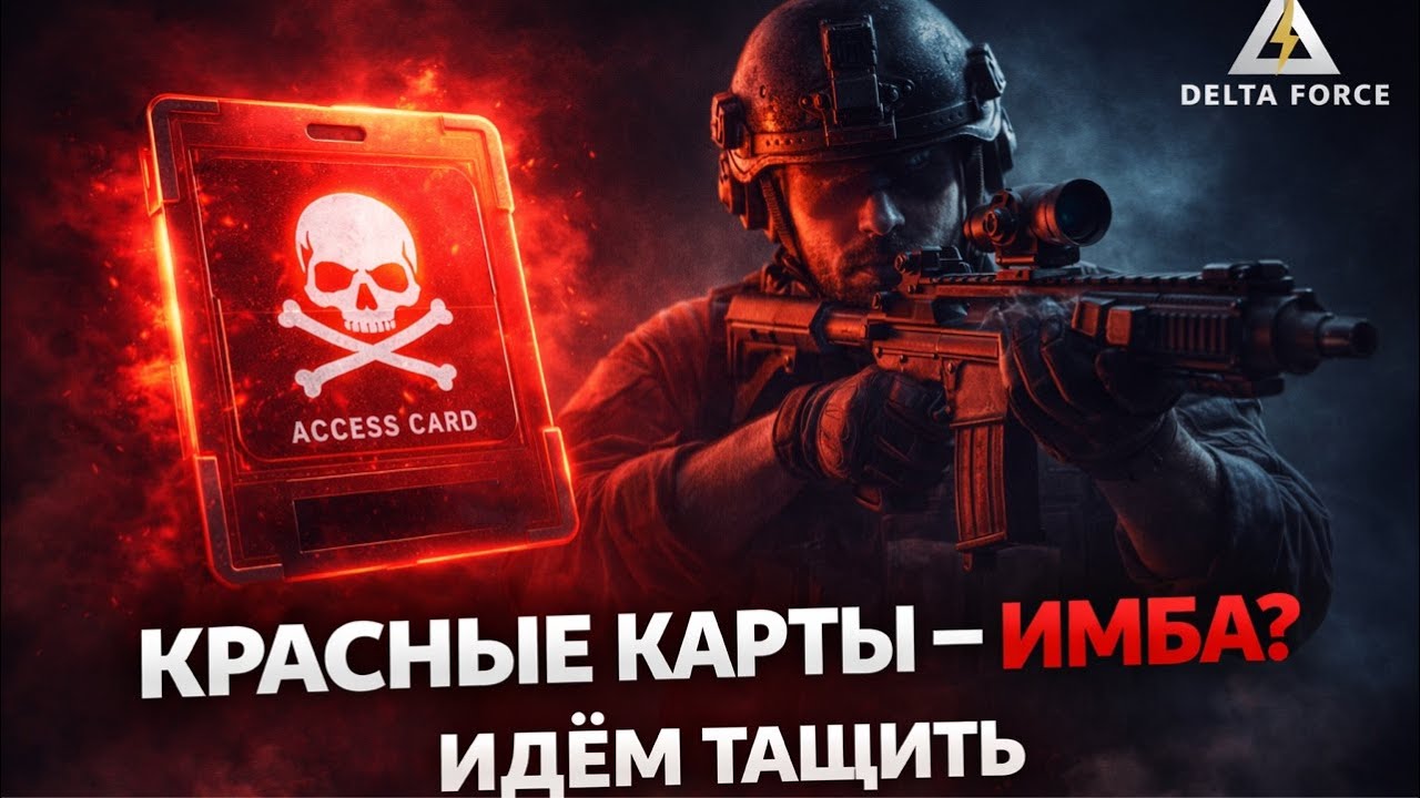 КРАСНЫЕ КАРТОЧКИ — ИМБА? 🔴 ИДЁМ ТАЩИТЬ | DELTA FORCE