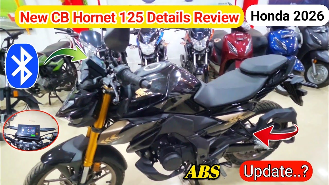 All New 2026 Honda CB Hornet 125 Black Review | Updated Honda CB 125 Hornet 2026 Detailed Review.?