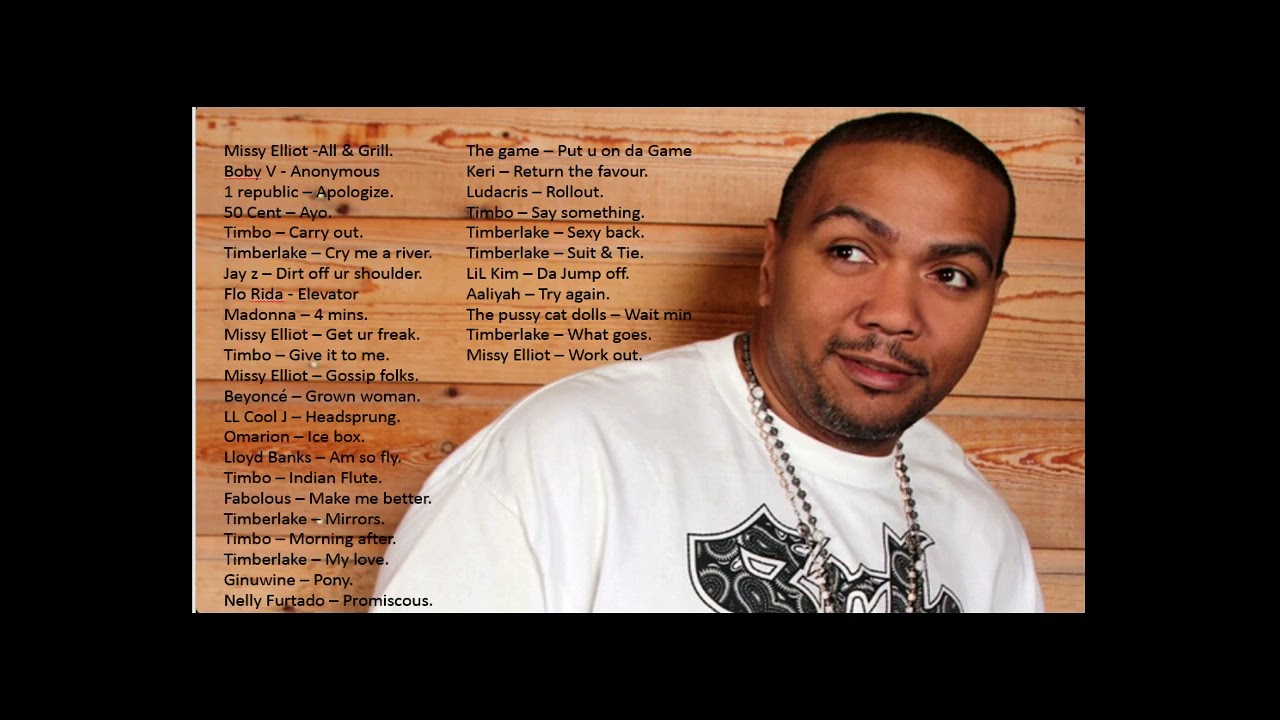 BEST SONGS PRODUCED BY TIMBERLAND A.K.A TIMBO