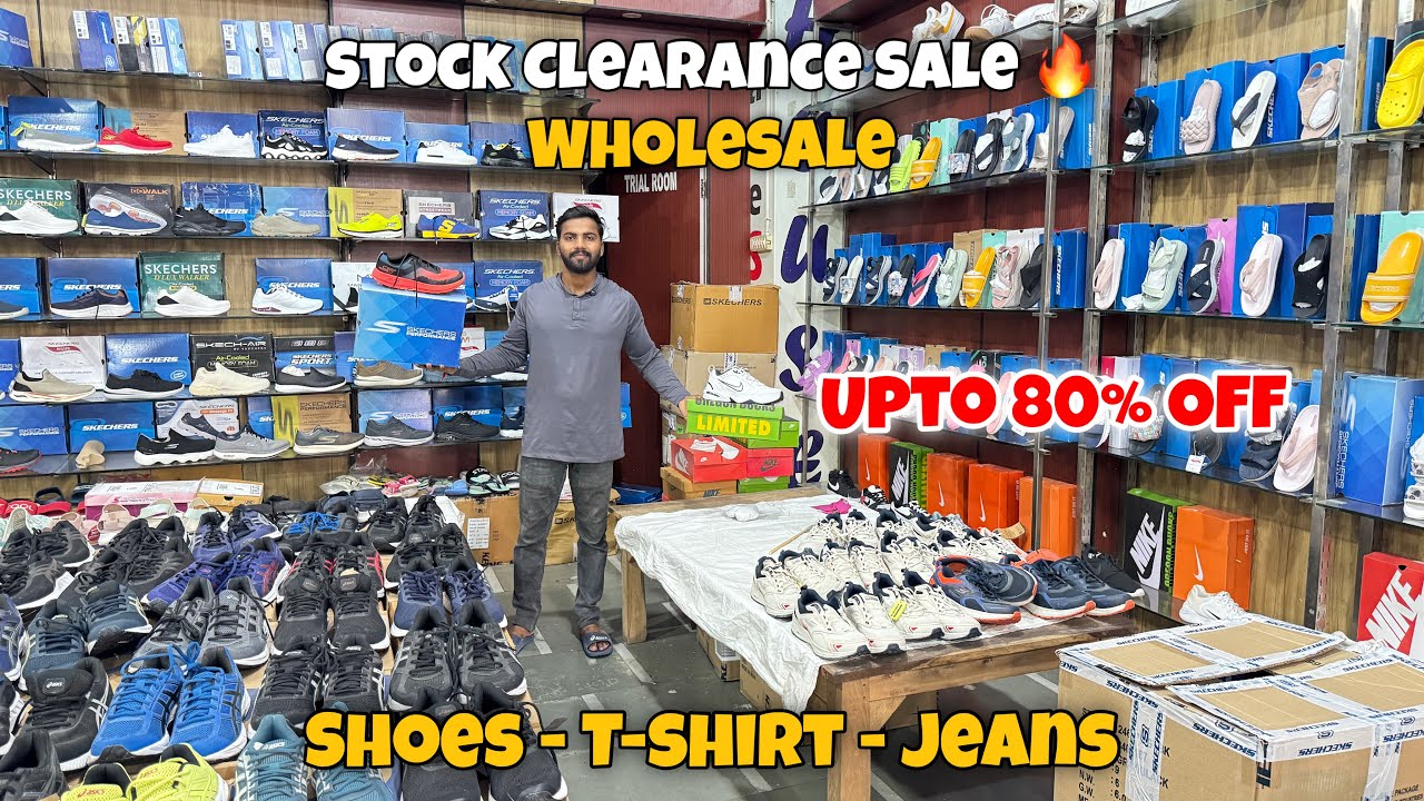 Stock Clearance Sale | Upto 80% Off | Shoes - Slippers - T-shirt- Jeans - Shirt | Wholesale