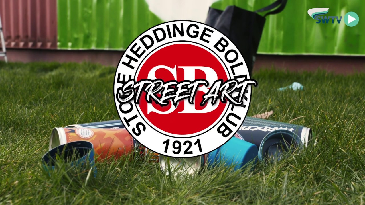 Street art i Store Heddinge Boldklub