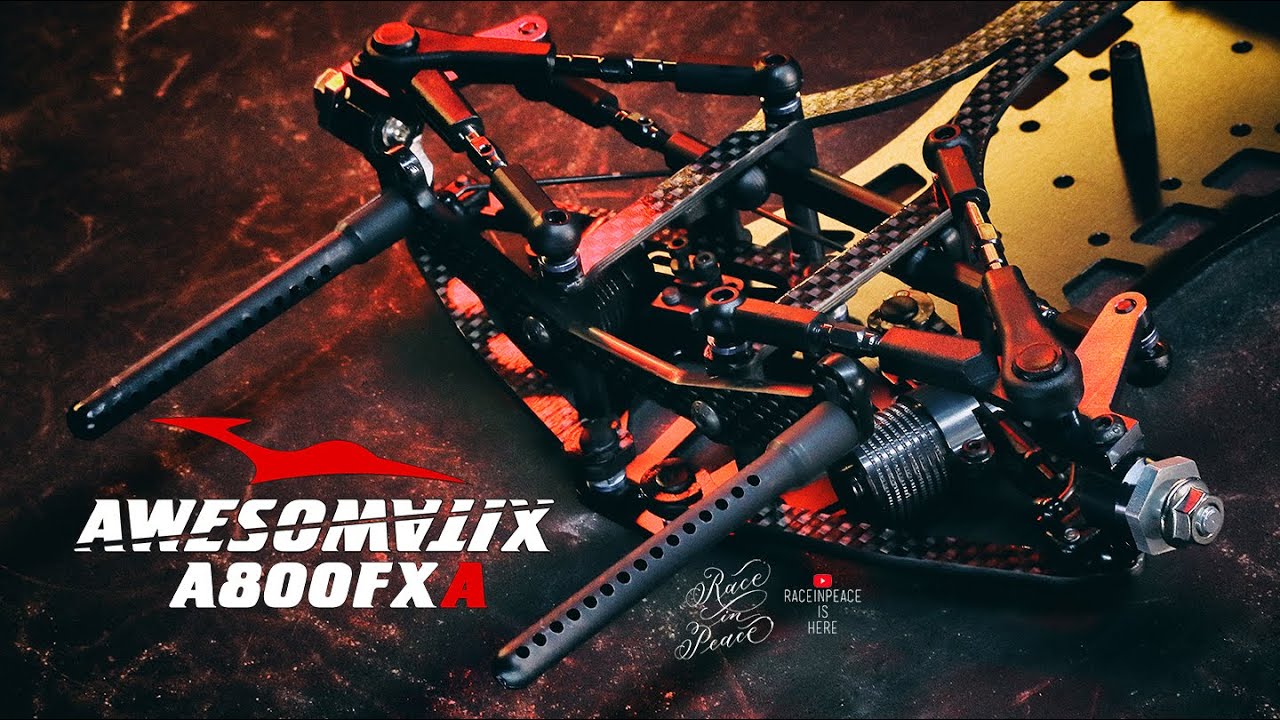 AWESOMATIX A800FXA 1/10 FWD RC CAR ALU LOWER DECK VERSION SHOWCASE VDO(FHD)