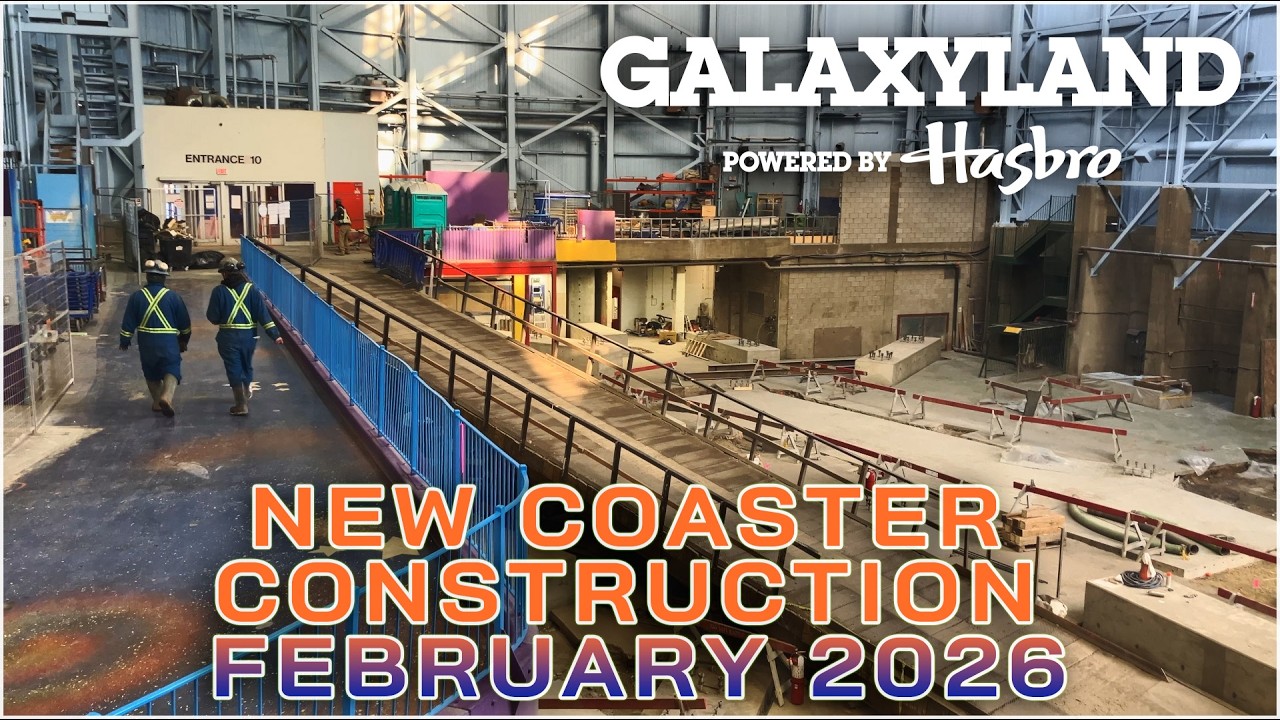 Galaxyland [West Edmonton Mall] New Coaster Construction | February 2026