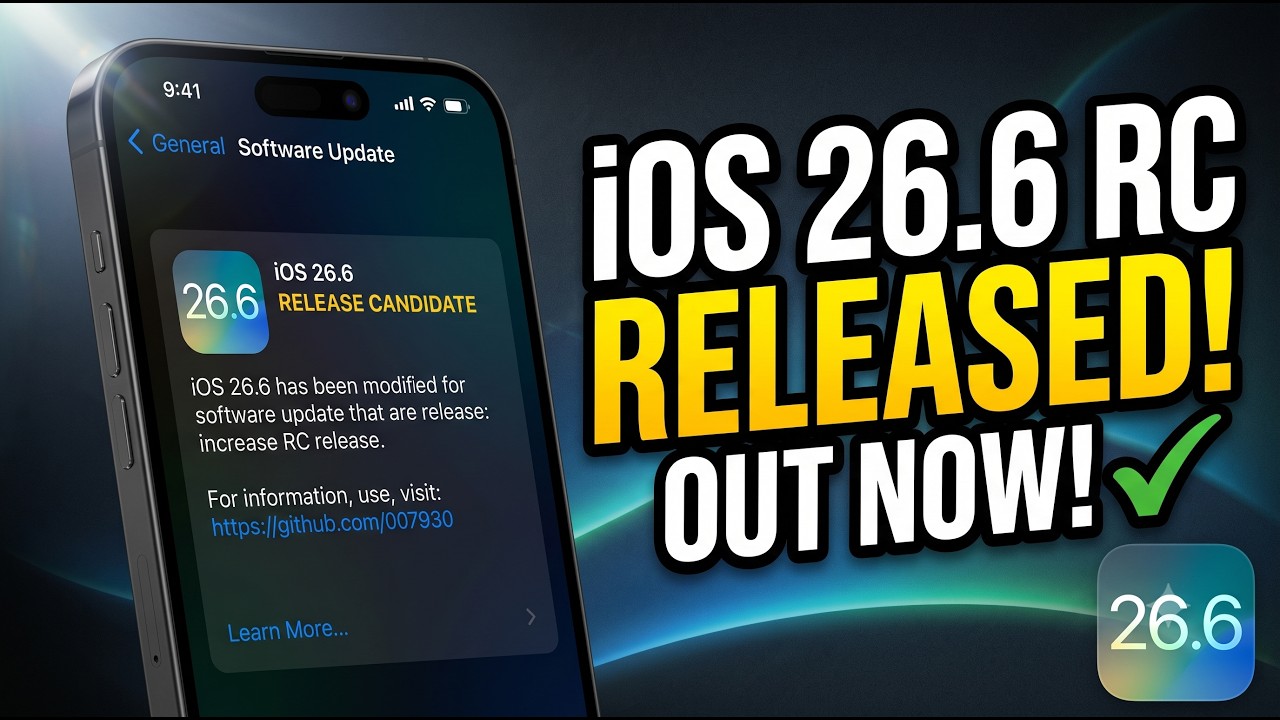 iOS 26.6 RC уже здесь! Финальная бета-версия &mdash; все новинки!