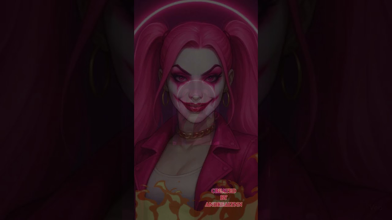 NEW|PINK JOKERESS| "GLOW AGAINST GOSSIP" 