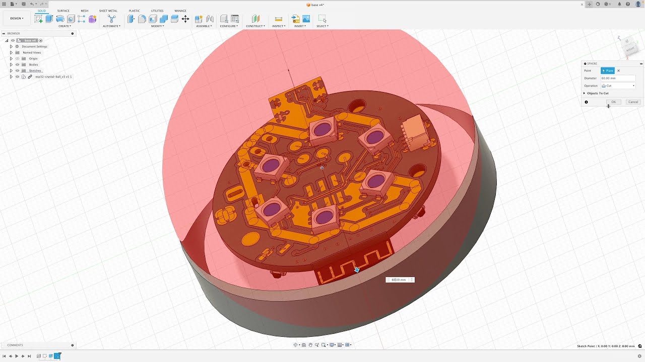 A Bit of CAD for the next @atomic14 Project