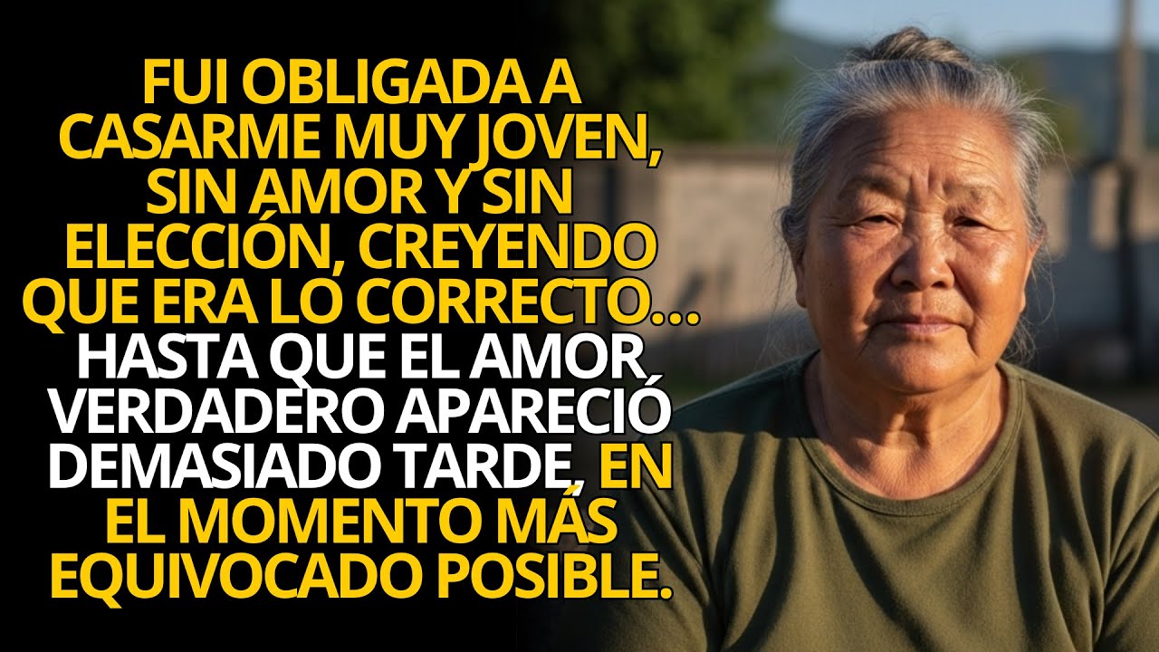 NECESITABA CASARME MUY JOVEN, SIN AMOR... PERO LA VERDAD SALIÓ DEMASIADO TARDE...