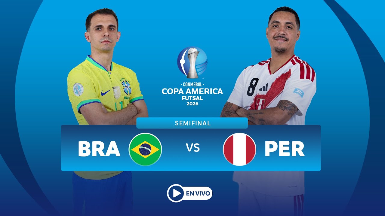EN VIVO - BRASIL vs PERÚ - CONMEBOL Copa América Futsal 2026™