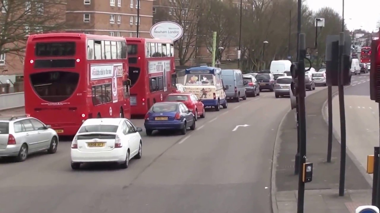 Abellio TFL Rail Replacement Bus Romford Station to Stratford City (Fast Journey)