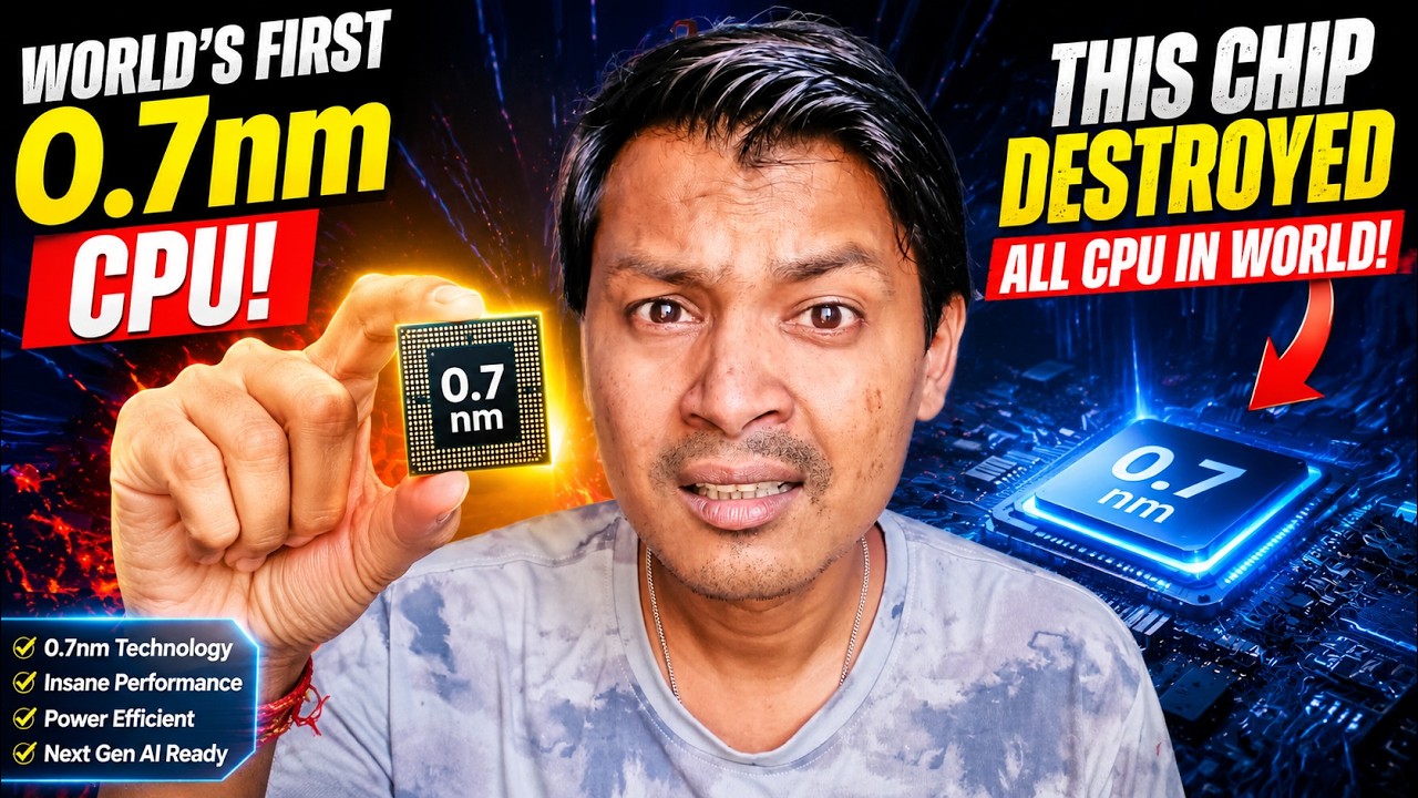 World's First 0.7nm CPU is HERE! IBM Just Changed Computing Forever 🤯