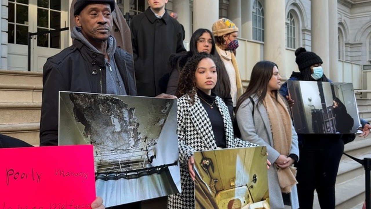 'They treat us like animals': NYCHA residents call on city for change