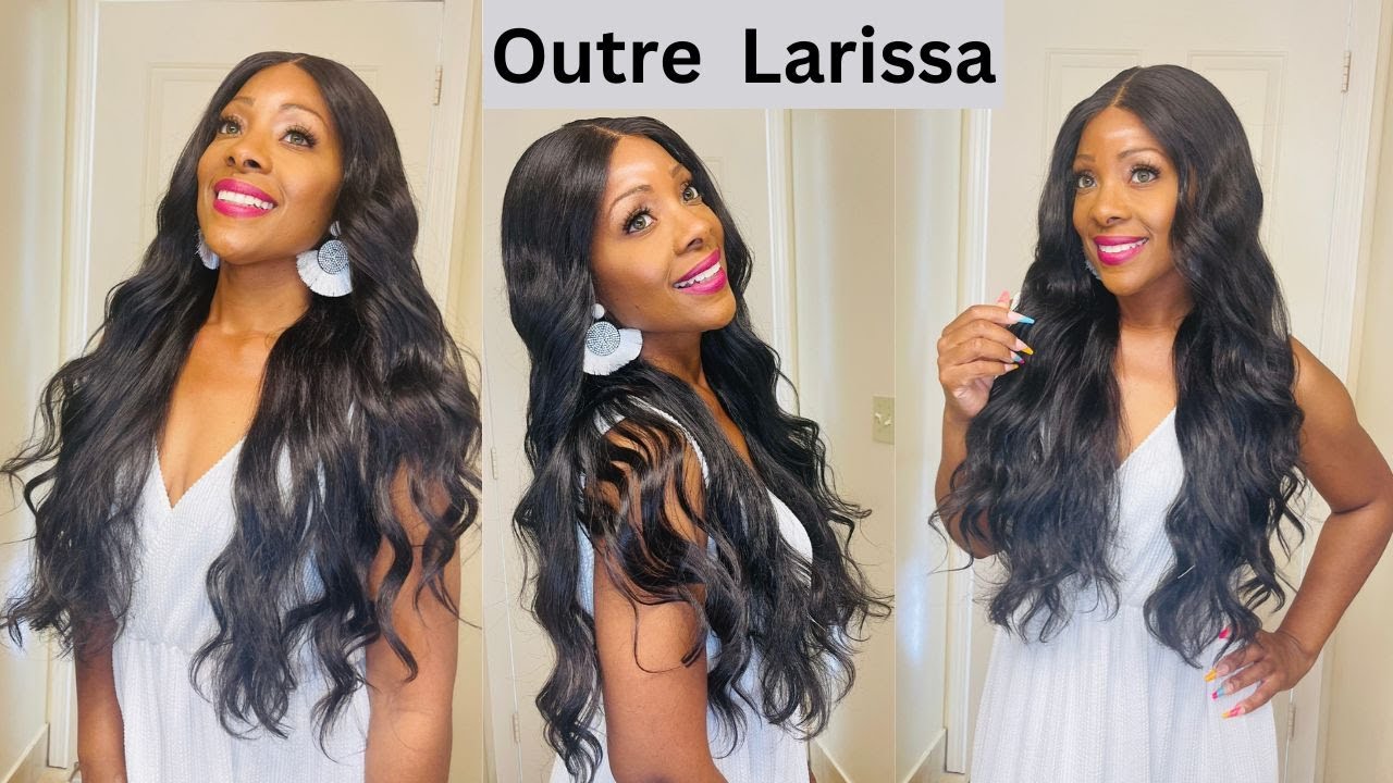 28 inches!!! | Outre Synthetic SleekLay Part Lace Front Wig - Larissa | Wig Show & Tell