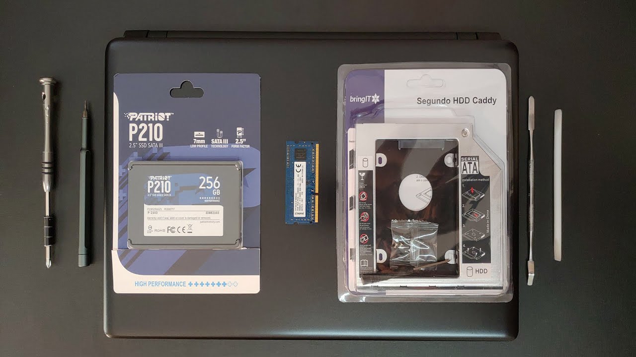 Acer Aspire E1-572-6_BR800 - Instalação de Ssd + Memória + Adaptador Caddy